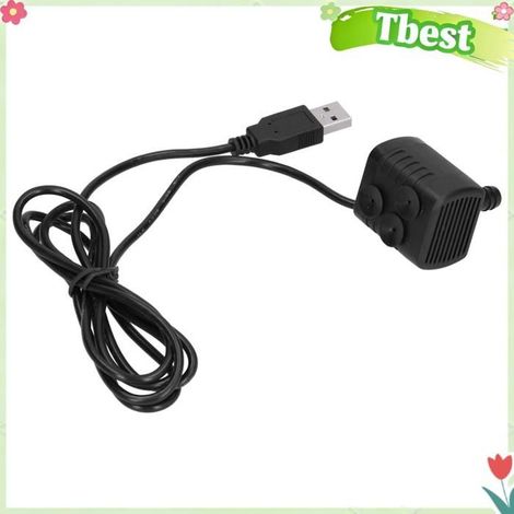 Pompes à Eau sans Balais en DC, Mini Bouchon USB de Pompe Submersible 0508, Têtes D5V 80cm Abs avec Aspiration pour Terre, Eau (1/4)
