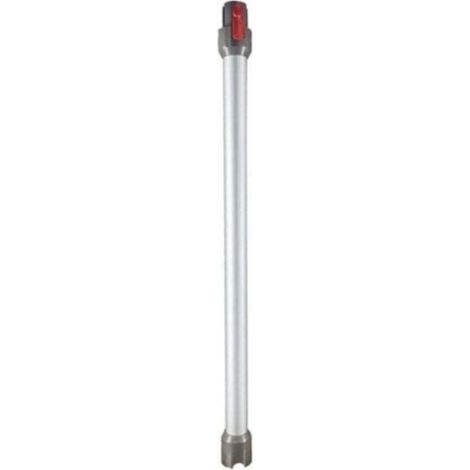 Tube Télescopique pour Dyson, XU, Tube d'extension Rigide Compatible avec Dyson V7 V8 V10 V11 V15, Tube d'aspiration à Connexion Rapide pour Aspirateur Dyson avec Deux 2 en 1 Brosses, Argent - (1/4)