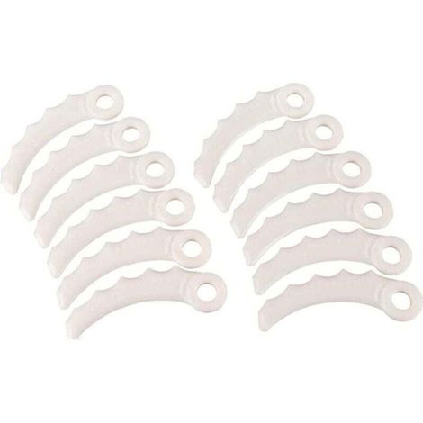 Pack of 12/24/60 plastic blades for lawnmower 198426-9, replacement plastic blades (1/5)
