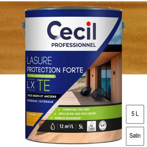 Lasure Toutes Essences de Bois LX TE Chêne doré 5L CECIL PROFESSIONNEL