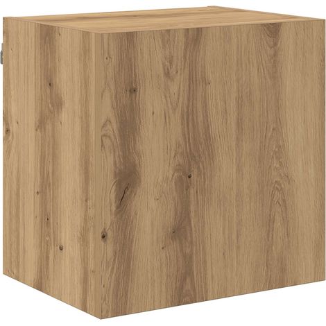 Maison Exclusive - Mobile TV da parete Rovere artigianale 40,5x30x40cm