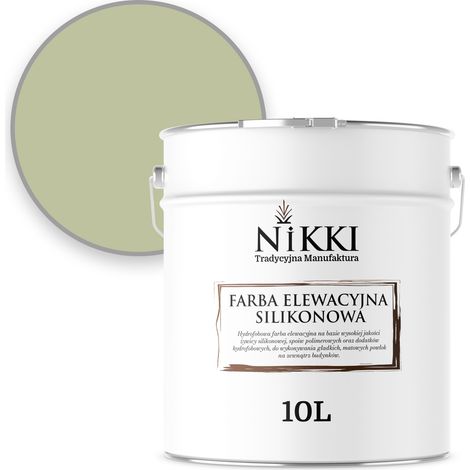 Pittura per facciate 5L verde chiaro F483 resistente all'ingiallimento da raggi UV