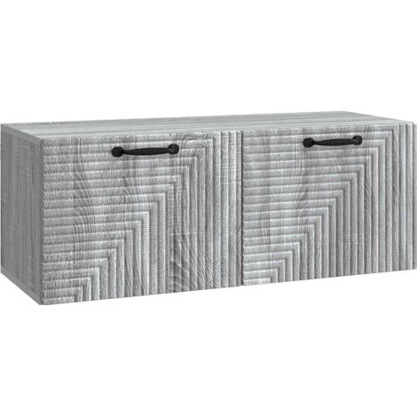 Mueble para TV de pared Gris 78,5 x 31 x 30 cm