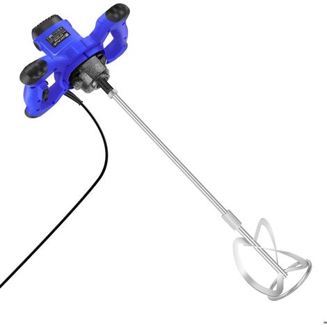 Leistungsstarker Handmischer, 6-stufige Einstellung, einfache Installation, ideal für Putz, Mörtel, Farbstoffe und viskose Materialien.