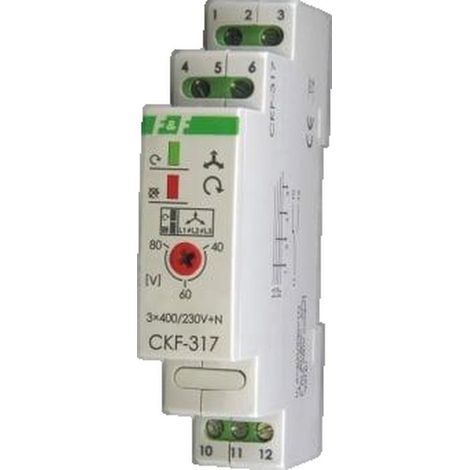 Détecteur de phase CKF-317 - 3x400/230V - Protection moteur - Réglable et fiable