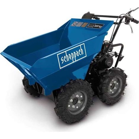 Dumper DP3000 Scheppach - 5.6 PS 300kg 3 Vorwärtsgänge und 1 Rückwärtsgang Allradantrieb