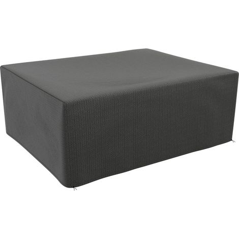 Housse de protection pour grand salon de jardin (235 x 190 x 90 cm), imperméable et anti-UV, grise. (1/5)