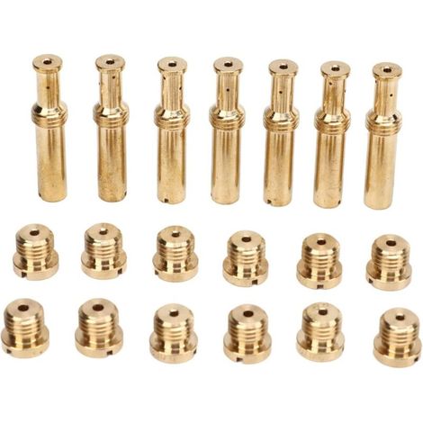 Kit de surtidor principal intermedio para carburadores S&S BEG, surtidor de carburador de repuesto de bronce 35-0995 (1/4)