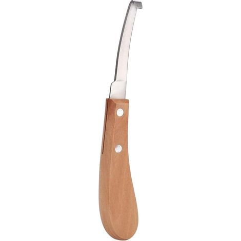 Couteau à Sabot Pointu, Outils de Maréchal-ferrant à Gauche Ou à Droite, Outil de de Couteau à Sabot en Acier Au Carbone pour L'utilisation de Chevaux de Bétail, 8,5Pouces (Main Droite Droite) (1/5)