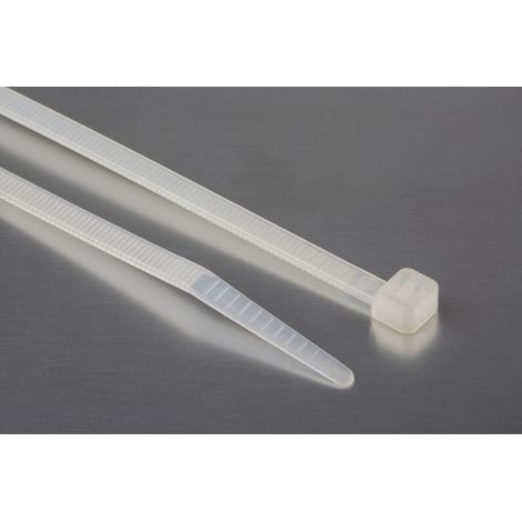 Serre-câble RS PRO Naturel en Nylon 66, 203mm x 4,6 mm ( Prix pour Sachet de 100 ) (1/2)