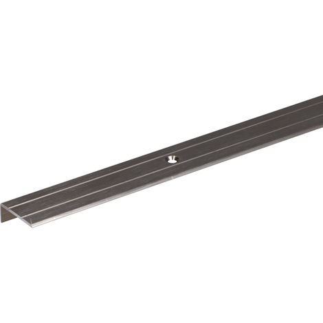 Alberts 476670 Profilo di protezione per paragradini, Alluminio, bronzo anodizzato, 1000 x 25 x 10 mm