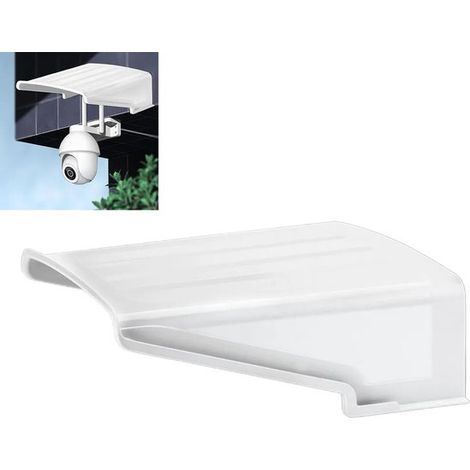 Copertura antipioggia per telecamera di sicurezza - 27 x 26 cm - Bianca