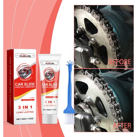 Schmiergel für Autos, Autofett, Kabelmanagement, Nabenlager, Steuersatzfett, Fahrradwartungsfett – Schmiergel für Autos 50 g × 1 + Pinsel × 1 -- BIEMMEDUE (1/5)