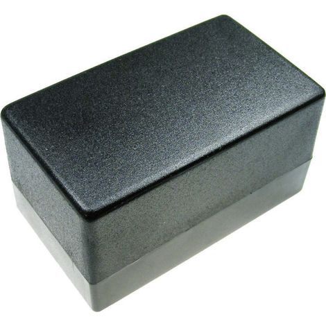 KEMO Kunststoffgehäuse, G083N, 120x70x65 mm, Thermoplast/PS, schwarz (1/2)