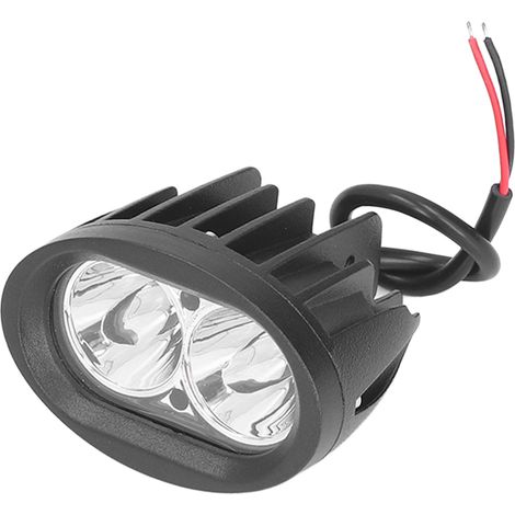 Projecteur de travail pour voiture, 2 LED 4 pouces, 20 W, boîtier en aluminium étanche IP67, pour camions tout-terrain et bateaux (1/5)