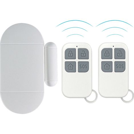 Alarme Porte Fenêtre - Capteur Magnétique Sécurité 130 dB - 4 Modes Alarme - Télécommande 15 m - Pour Maison Piscine Enfants Garage Bureau - 1 Pièce (1/5)