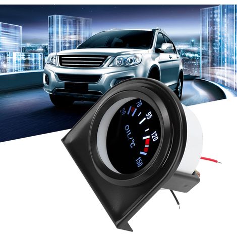 52 mm (2 Zoll) LED-Öltemperaturanzeige, 50-150 °C-Anzeige für Autos, Autothermometer mit Sensor, Universalanzeige. (1/5)