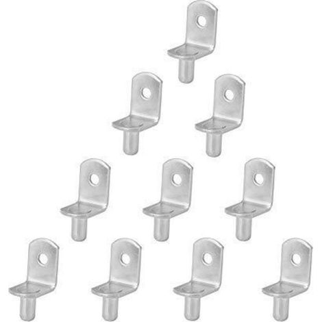 10 pcs support de tablette meuble armoire broches de tablette prend en charge le montage mural, 66g (1/5)