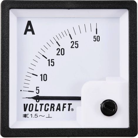 APPAREIL DE MESURE ENCASTRABLE ANALOGIQUE VOLTCRAFT AM-72X72/25A (1/3)