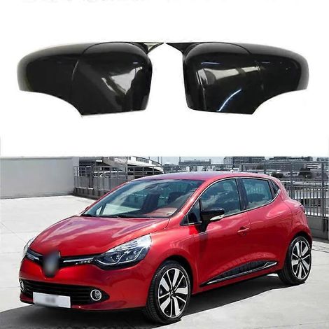 Für Renault Clio 4 Mk4 Batwing-Rückspiegelkappe, Rückspiegelgehäuseabdeckung – glänzend schwarz, rechte Seite