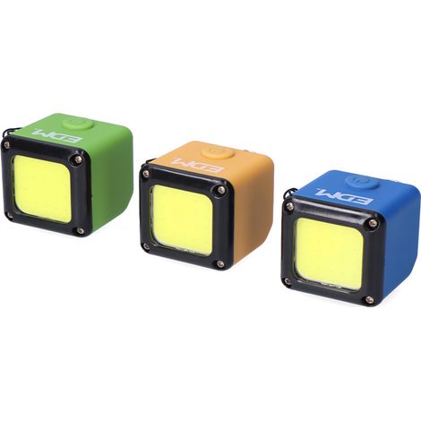 Wiederaufladbare 3W LED-Würfel-Taschenlampe, PowerBank-Funktion, IP20 EDM 36393 (1/5)