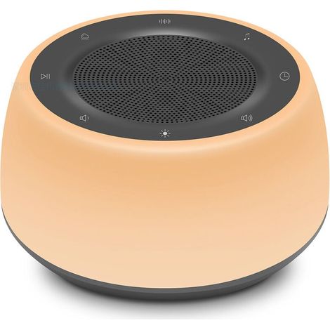 【Einfach zu bedienen】White Noise Machine, White Noise Machine, mit 16 natürlichen Geräuschen, Speicherfunktion, einstellbarem Timer, tragbar, Entspannung, Entspannung, Büroreisen, USB-Aufladung …