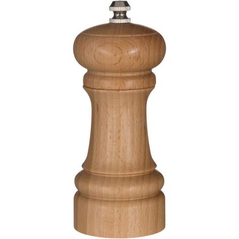 Macinino per Sale e Pepe 2 in 1 Secret de Gourmet Marrone Legno 14,5 x 5,5 cm (1/3)
