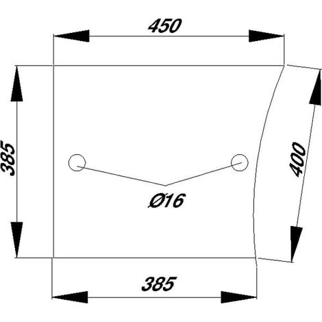 Vetro portiera inferiore UNIVERSALE D8055 (1/2)