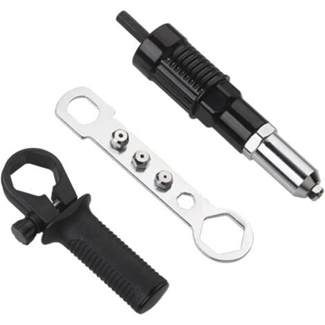 1ensemble Adaptateur Électrique Pour Machine à Riveter Avec Connecteur De Conversion Outil De Tirage De Rivets Électrique Accessoire Pour Perceuse Et Rivetage à Coeur-peeling (1/5)