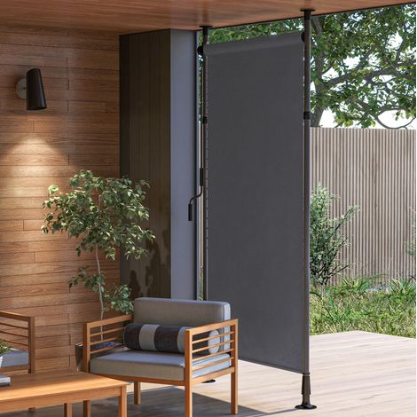 store banne balcon réglable sans perçage aluminium HAVRYA (1/5)
