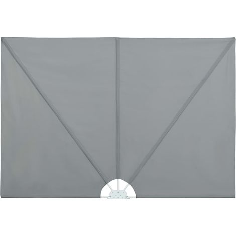 Maison Exclusive - Tenda Laterale per Terrazza Pieghevole Grigio 400x200 cm