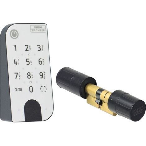 Basisset mit Tastatur ENTRYhome 5001 PIN Farbe schwarz Edelstahl