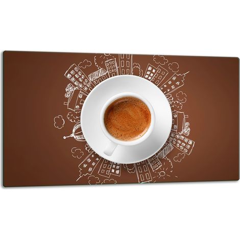 Glasschneidebrett 52x30 Kaffee (1/5)