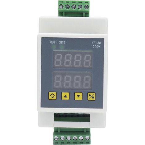 Module de temporisation à déclenchement par impulsion pour relais temporisé, carte de commande multifonction bidirectionnelle YF-38AC220V (1/4)