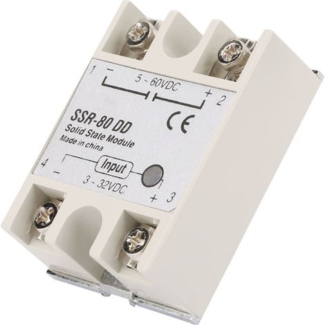 Relais statique industriel DCAC SSR80DD 80A 332 V CC à 5200 V CC (1/5)