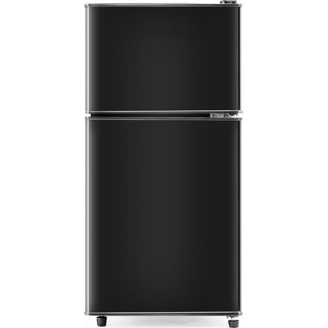 Fortuna Lai – Réfrigérateur noir 2 portes 60L – Congélateur 22L – Réfrigérateur 38L – Classe F – 172 kWh/an – 45 dB – Dimensions 86.8x45.5x42.5cm (1/5)