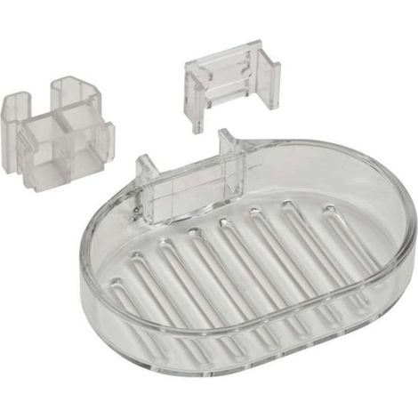 Porte-savon Unica E et F transparent (1/2)