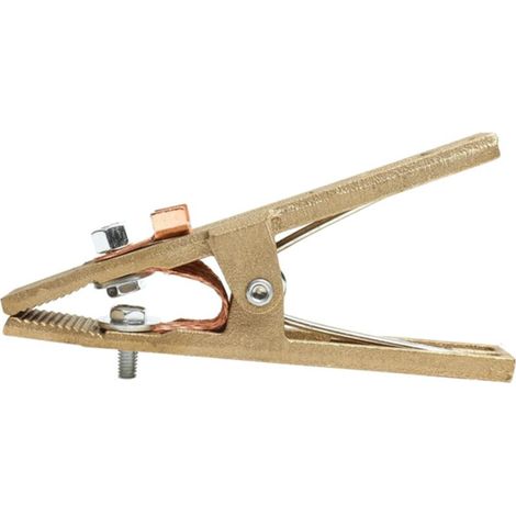 Welding Clamp - A-Shaped Ground, Arc Welding, Manually Ground Working Metal with Coated Jaw, Welding Machine Accessories (1/5)