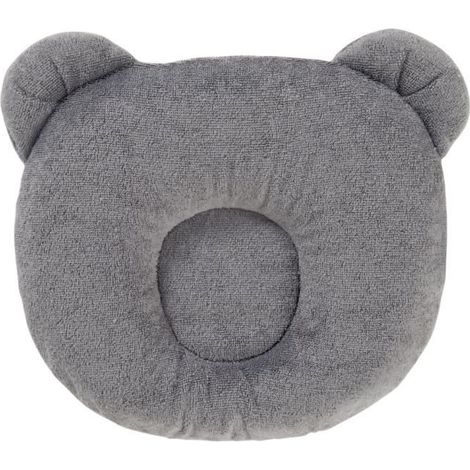 Cale-tête - CANDIDE - P'tit Panda - Comfort ergonomico - Tessuto morbido - Grigio scuro (1/4)