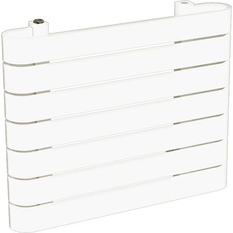 Radiateur Eau Chaude Lames Horizontales LEMINA en acier blanc 1/2' NOYON ET THIEBAULT 50x60 cm - 426 Watt (1/5)