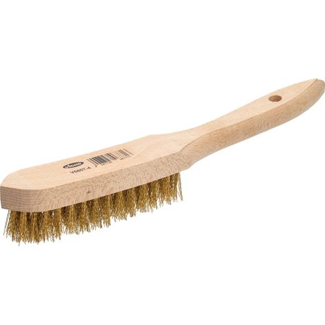 Hazet VIGOR Drahtbürste, Messing, 4-reihig, Länge: 150 mm (1/5)