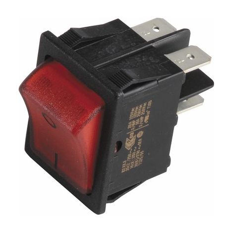 De Dietrich – Interrupteur bipolaire avec voyant – Pour projets électriques – Mécanisme fiable – Longueur 80mm – Largeur 40mm (1/3)