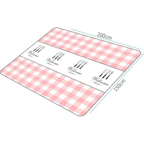 Accessoires De Panier De Pique-Nique, Embrassez la Nature avec la Couverture De Pique-Nique Confortable Et Pratique(Rose) (1/5)