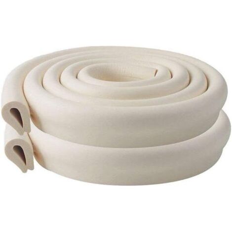 Protection d'Angles et Rebords pour Bébés, 2M x 2 Set Protection Mousse Sécurité Rouleau de Mousse Antichoc pour Bébé sur Coins de Murs,des Meubles,Bo (1/5)