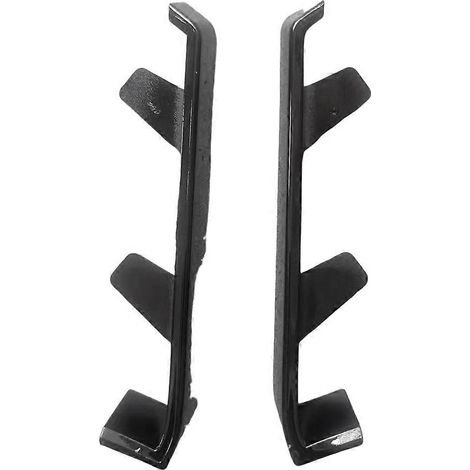 1 par de soportes para la placa embellecedora del parachoques delantero 670098798 670098797 para Maserati Ghibli 2018-2020, cubierta del soporte de la moldura lateral del faro (1/5)
