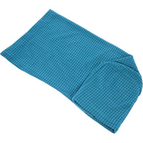 Bleu 2 Pièces Housse de Élastique Protection Accoudoirs Extensible pour Salon et Bureau Serviette Accoudoir Confortable (1/5)