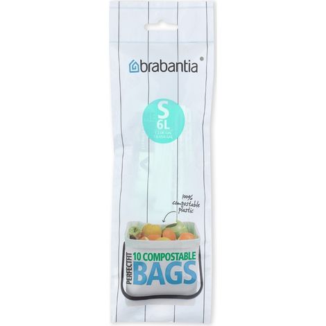 BOLSA BASURA BIODEGRADABLE (10 UDS) 6 L  - 41 96 83 (1/3)