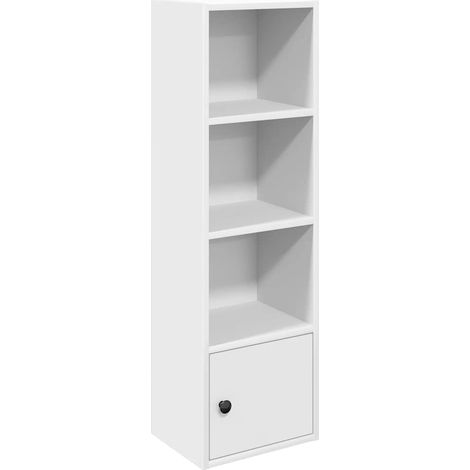 Maison Exclusive - Bücherregal Weiß 31x24x102 cm Holzwerkstoff