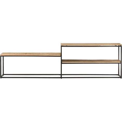 Maison Exclusive - TV-Schrank 180x30x50 cm Raues Mangoholz