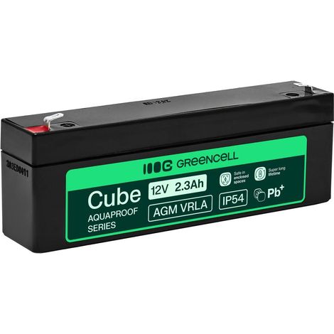Batterie Green Cell AGM VRLA 12V 2,5Ah sans entretien (178x36x66mm)